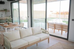 estar cocina y jardin